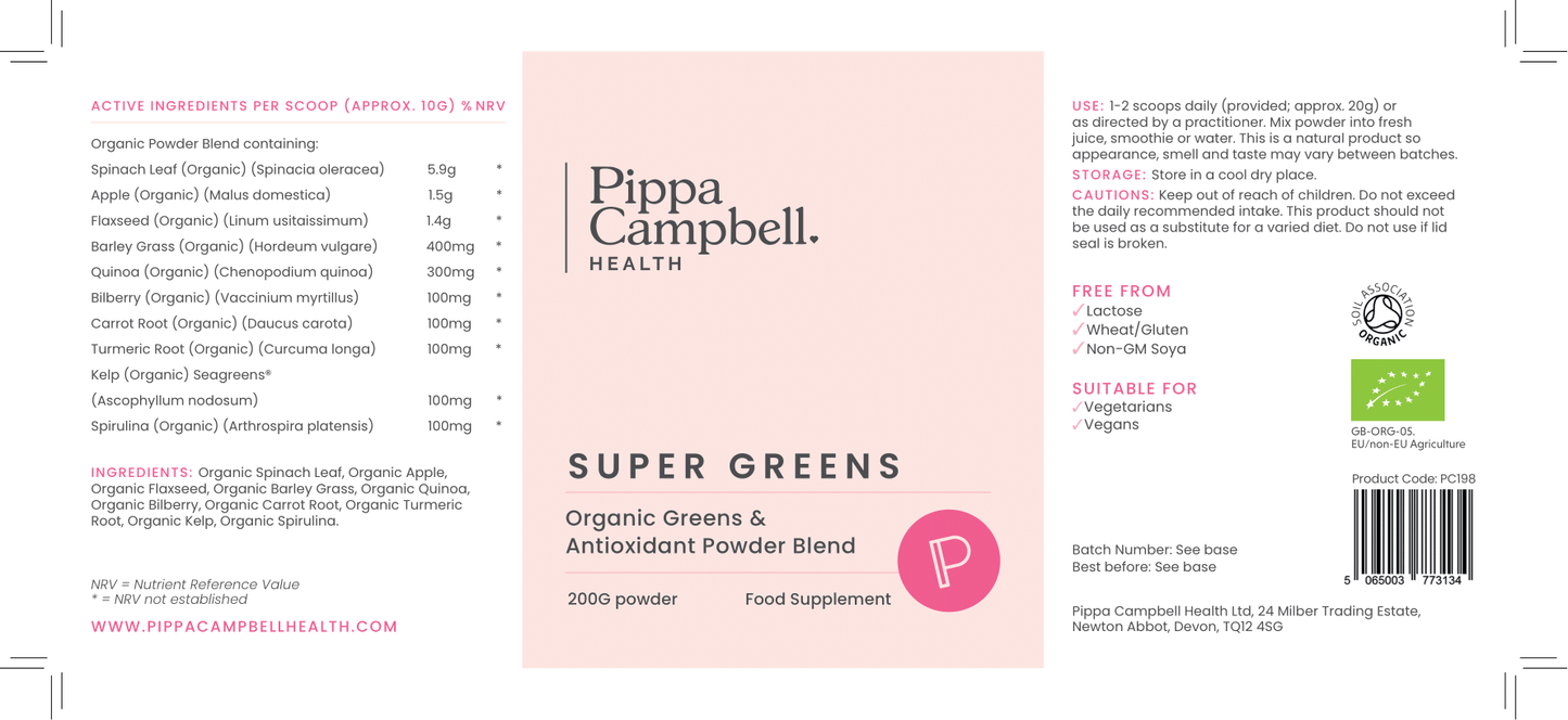 Super Greens (as featured in RED magazine)