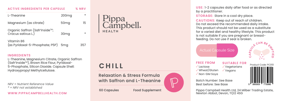 Chill (de-stress & relaxation formula)